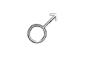 мъжки символ и уголемяване на пениса
